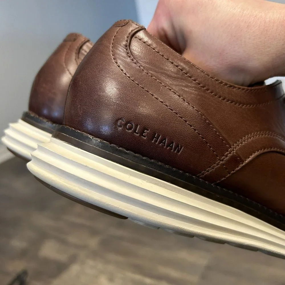 Cole Haan Shoes Men 9‎ Chestnut Originalgrand Cloudfeel Athletic Dress Oxfords
